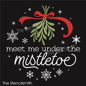 7890 - meet me under the mistletoe - The Stencilsmith