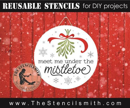 7890 - meet me under the mistletoe - The Stencilsmith