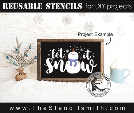 7896 - let it snow - The Stencilsmith