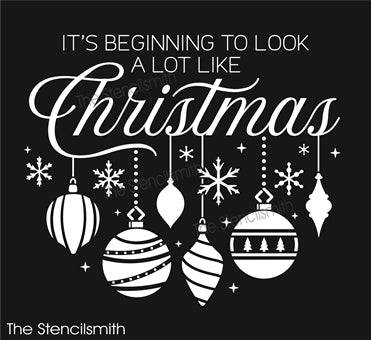 7899 - It's beginning to look a lot like - The Stencilsmith