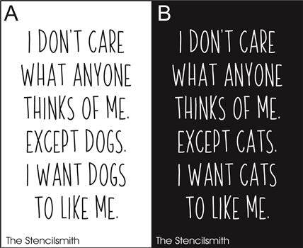 7910 - I don't care what anyone thinks of - The Stencilsmith