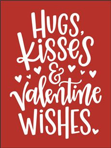 7915 - Hugs, Kisses & Valentine wishes - The Stencilsmith