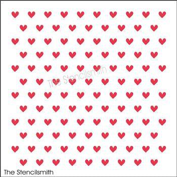 7929 - Hearts Pattern - The Stencilsmith