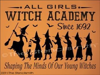 792 - All Girls Witch Academy - The Stencilsmith