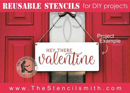 7932 - hey there valentine - The Stencilsmith