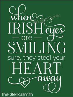 7933 - When irish eyes are smiling - The Stencilsmith