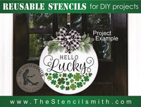 7935 - hello Lucky - The Stencilsmith