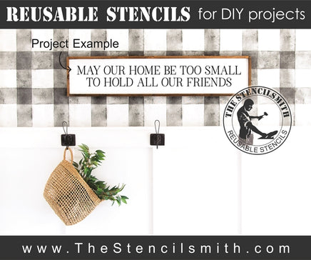7948 - May our home be too small - The Stencilsmith