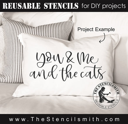 7961 - you & me and the cat(s) - The Stencilsmith