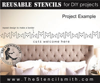 7963 - cats welcome here - The Stencilsmith