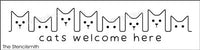 7963 - cats welcome here - The Stencilsmith