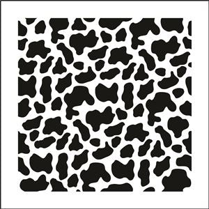 7964 - Cow Print (repeating) - The Stencilsmith