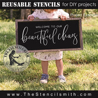 7978 - welcome to our beautiful chaos - The Stencilsmith