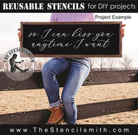 7986 - so I can kiss you anytime I want - The Stencilsmith