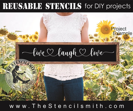7991 - live laugh love - The Stencilsmith