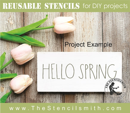 8002 - Spring Sayings - The Stencilsmith