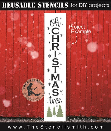 7907 - Oh Christmas Tree - The Stencilsmith