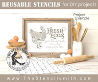 8004 - Fresh Eggs - The Stencilsmith