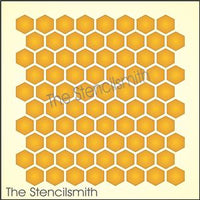 8008 - honeycomb pattern - The Stencilsmith