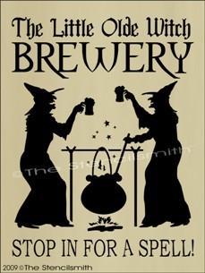 802 - The Little Olde Witch BREWERY - The Stencilsmith