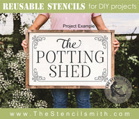 8031 - The potting shed - The Stencilsmith