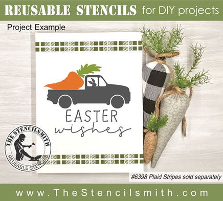 8035 - easter wishes - The Stencilsmith