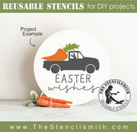 8035 - easter wishes - The Stencilsmith