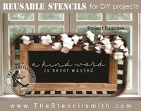 8039 - a kind word is never wasted - The Stencilsmith