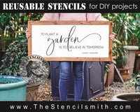 8040 - to plant a garden - The Stencilsmith