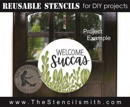 8041 - welcome succas - The Stencilsmith