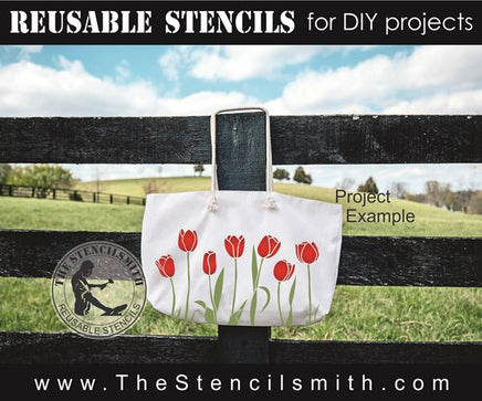 8044 - tulips - The Stencilsmith