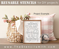 8049 - moms are like buttons - The Stencilsmith