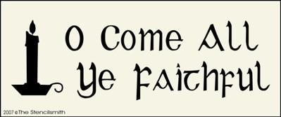 O Come All Ye Faithful - The Stencilsmith