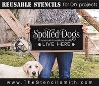 8057 - Spoiled Dogs / Cats and their household - The Stencilsmith