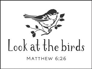 8063 - Look at the birds - The Stencilsmith