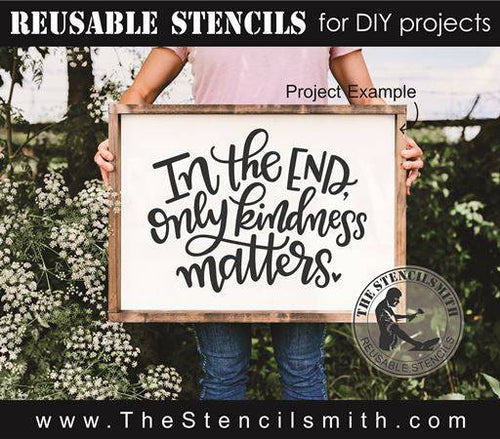 8064 - in the end only kindness - The Stencilsmith