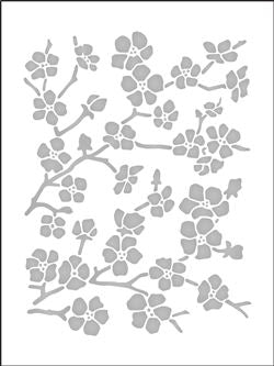 8065 - cherry blossoms - The Stencilsmith