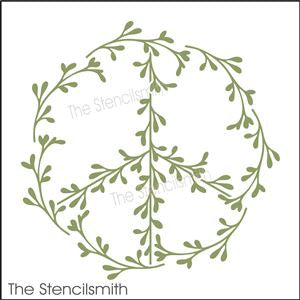 8073 - Peace wreath - The Stencilsmith