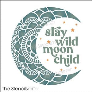 8081 - stay wild moon child - The Stencilsmith