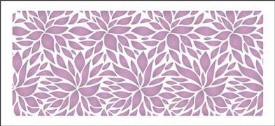 8100 - floral pattern - The Stencilsmith