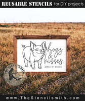 8105 - hogs & kisses - The Stencilsmith