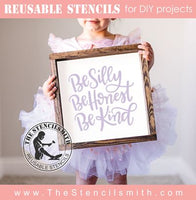 8107 - be silly be honest - The Stencilsmith