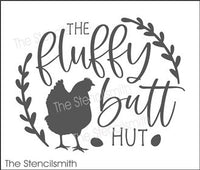 8115 - the fluffy butt hut - The Stencilsmith