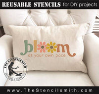 8132 - bloom at your own pace - The Stencilsmith
