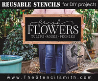 8141 - fresh flowers - The Stencilsmith