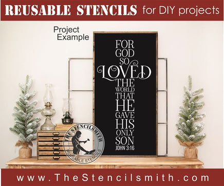 8159 - For God so loved - The Stencilsmith