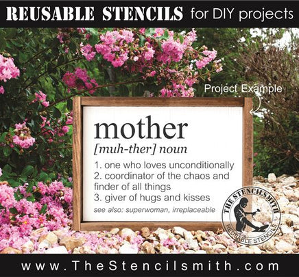 8164 - mother definition - The Stencilsmith