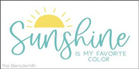 8166 - sunshine is my favorite color - The Stencilsmith