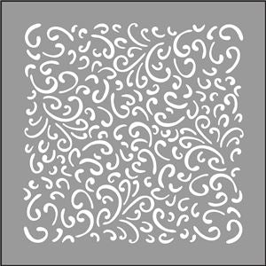 8169 - swirl pattern - The Stencilsmith