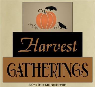 816 - Harvest Gatherings - block set - The Stencilsmith